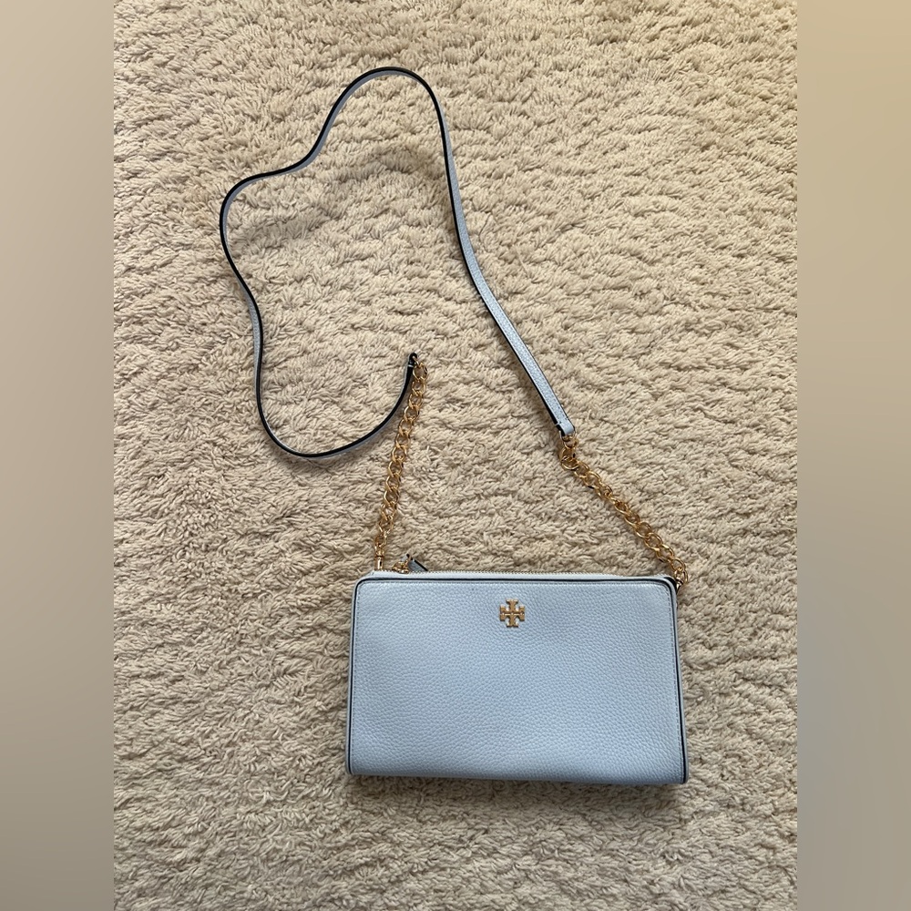Tory Burch blue crossbody bag